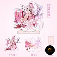 Keychain, Anime Standee Model Honkai: Star Rail Elysia Luka Clara Yukong Luocha Study and Work Desk 