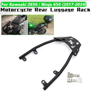 สำหรับคาวาซากิ Z650 Ninja650รถจักรยานยนต์2017-2024ชั้นวางสัมภาระด้านหลังขายึดกล่องด้านหลังพอดีกับ Z6