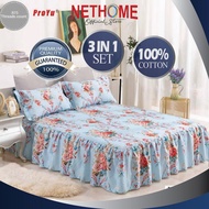 [OFFER] CADAR ROPOL SET (3IN1) BEDSHEET CLASSIC ELEGANT KING & QUEEN  | READY STOCK