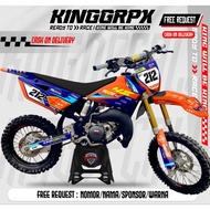 DECAL YZ 85 NEW FULL BODY DECAL STICKER YZ 85 DECAL STICKER YZ 85 NEW 143