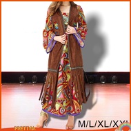 [PrettyiaSG] Hippie Costume for Women Girls 60S 70S Outfit for Party Holiday Halloween