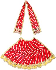 Aditri Creation Decorative Laxmi Durga Devi MATA Dress poshak vastra Indian Traditional Cloth lehang