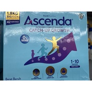 Ascenda catch up growth 1-10 1.8kg Milk formula Exp : 20/02/2027 & leter