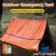 Emergency Tent Sleeping BagShelter Tent Reusable Moisture-Resistant Tent Outdoor Camping Supplies