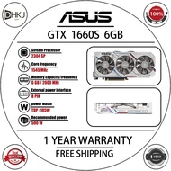 USED ASUS TUF3-GTX1660S-O6G-GUNDAM Graphics Cards GTX 1660 Super GPU 6GB DDR6 1830 MHz 450W 192bit 1