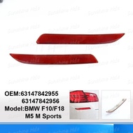 Rear bumper reflector For BMW 5 SERIES F18 F10 M SPORT/M5 2009-2016 Rear Bumper Fog Light Rear Fog L