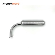 Motorcycle Exhaust Pipe Muffler for 48cc 66cc 70cc 80cc Motorised Motorized Bicycle Bike Engine
