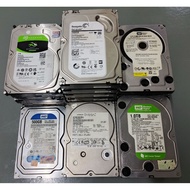 (100% Tested) Hard Disk HDD 3.5 1TB/2TB/3TB/4TB/6TB SATA (USED)
