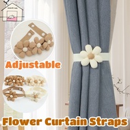 Adjustable Flower Curtain Straps Elastic Curtain Fastener Binding Curtain Accessories Home Decor