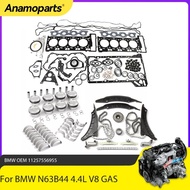 Engine Parts Rebuild Gasket Set Timing Chain Kit Piston Bearings Set Fit 4.4 L N63 For 08-18 BMW 550