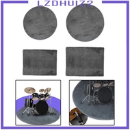 [Lzdhuiz2] Electric Drum Mat, Sound Absorption, Floor Protection, Non-Slip, for Home