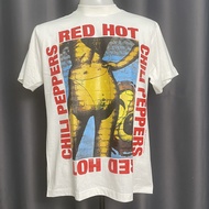 เสื้อวง Red Hot Chili Peppers สีขาว สไตล์วินเทจ เสื้อวงดนตรีต่างประเทศ