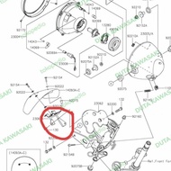 Kawasaki W175 W 175 ORIGINAL Premium HEADLIGHT WINSHIEL VISOR BRACKET