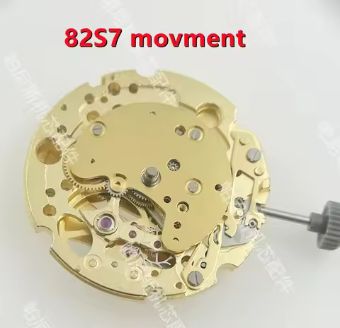 Japan Miyota 82S7 Skeleton Automatic Mechanical Watch Movement Original 21 Jewels Watchmaker Modifie