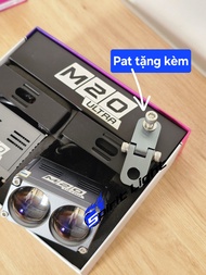 Đèn trợ sáng M20 Ultra Titan Black chính hãng ánh sáng vàng trắng cos