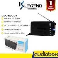 Audiobox 2GO RDO 20 Bluetooth Portable Speaker with Mic | Solar Charging