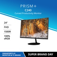 PRISM+ C240 24 75Hz 1500R Curved Productivity Monitor Gaming Monitor [1920 x 1080]