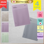 LACONIC 2026 B6 Weekly Pocket Planner - Various Colors (Starts September 2025)