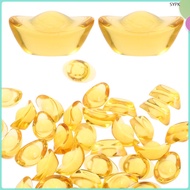 36 Pcs Feng Shui Decor Desk Ornament Crystal Chinese Yuan Bao Decorative Wealth Statue  shaoyipinke