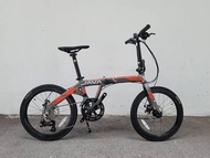 JAVA Fit 褶合單車 20-inch Folding Bicycle Grey Orange