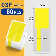 [B21 B1 B3S Cable Labels] NIIMBOT Sticker for Label Printer NIIMBOT B21 NIIMBOT B1 NIIMBOT B3S, Yell