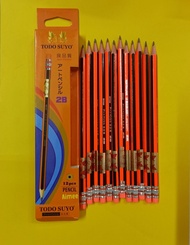 Bút chì gỗ 2B Aimee hộp 12 cây chì Todo Suyo Nhật Bản