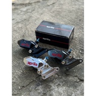 Aprilia 4 Piston CNC Jupiter Caliper (Black, Titanium, Silver)