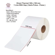 (The Bool's) THERMAL STICKER LABEL 100 X 150 BARCODE 100X150 SIZE A6