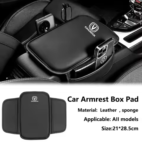 Car Armrest Pad Cover Auto Seat Box Wave Protection Cushion For Changan CS75 PLUS CS95 CS35 alsvin C