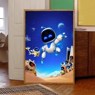 Poster trò chơi Astro Bot - Decal dán tường cho phòng ngủ phòng khách văn phòng - Tranh trang trí nh
