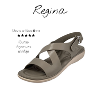 Regina รองเท้ารัดส้นแบบส้นเตี้ย รุ่น CC256 สายไขว้สวมใส่ง่าย