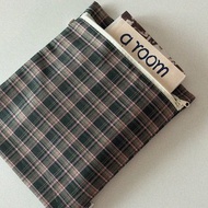 iPad 書本收納包 009 綠粉