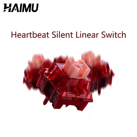 HAIMU Heartbeat Silent Linear Switch 58g 5Pin Hot Swap Gamer Mechanical Keyboard Switches Factory Lu