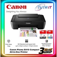 Canon Pixma E410 affordable All-in-One Printer(Inculde 1unit Canon PG47 Black Ink +1unit Canon CL-57