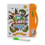 New Spanish English Bilingual Reading Book Early Childhood Education Learning Toy Touch Book Spanish