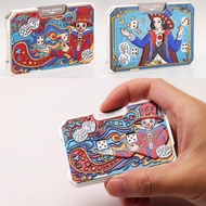 EDC Mechanical Dice Fidget Spinner Metal Dice Roulette Press Rotating Fidget Roller Spinner Spinning