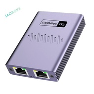 POE Network Cable Splitter 1 to 2 Gigabit Network Splitter Simultaneous Network Three-Way Transfer N