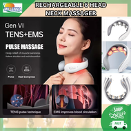 Electric EMS Neck Massager Neck Shoulder Massager EMS Massager Electric Massager Mesin Urut Leher Da