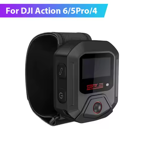 GPS Bluetooth Remote Control for DJI Action 6/Action 5 Pro/Action 4 25m Wireless Remote Control For 