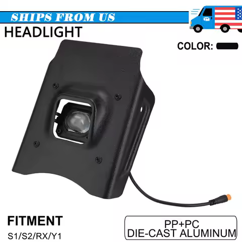 For Super 73 Front Head Light Lamp Headlight Headlamp Retro Modified For Super73 S1 S2 RX Y1 Dirt Mo