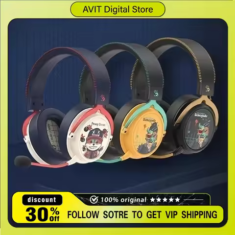 Savage Impact x Bloody MR595 E-sports Headphones Wireless 4 Model Long Battery Life Lightweight Brea