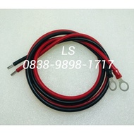 MERAH 2X10Mm2 Battery Cable Cable for Scc to Battery Battery 1M Length Red+Black