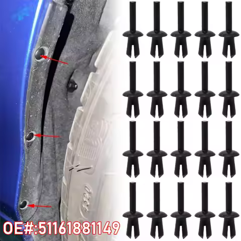 20/40PCS Car Fender Wheel Arch Liner Push Rivet Moulding Clips Retainer For BMW E90 E91 E92 E93 E46 