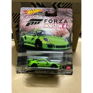 LeHuong Diecast - Hot Wheels 2021 Model Car - Porsche 911 GT3 RS (Green) Forza Horizon 4