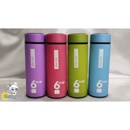 Portable Water Tumbler Bottle For Hot And Cold water 450ml 6OUP Colorful Glass