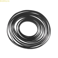 Doublebuy Replacement Turntable Belt Rubber Flat Drive Belt for Record Player DVD