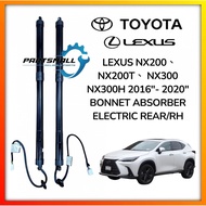 TOYOTA LEXUS NX200,NX200T,NX300,NX300H 2016"-2020" BONNET ABSORBER ELECTRIC REAR/RH