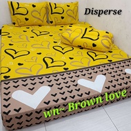 Waty grosir 7 motif LOVE SERIES sprei klaten Sprei Homemade Murah jahitan rapi