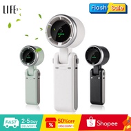 3Life N607 Angle Adjustable Handheld Turbofan Mini Foldable Fan With Digital Display
