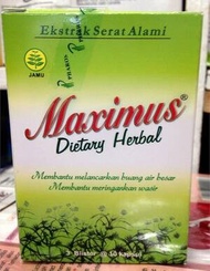 MAXIMUS Dietary Herbal: Melancarkan BAB, melangsingkan badan!